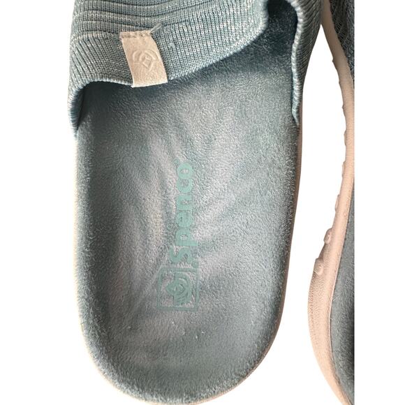 Spenco Odessa Fauna SP1245AQU
Womens Blue Canvas Slides Sandals
Shoes Sz 10B - Picture 2 of 10